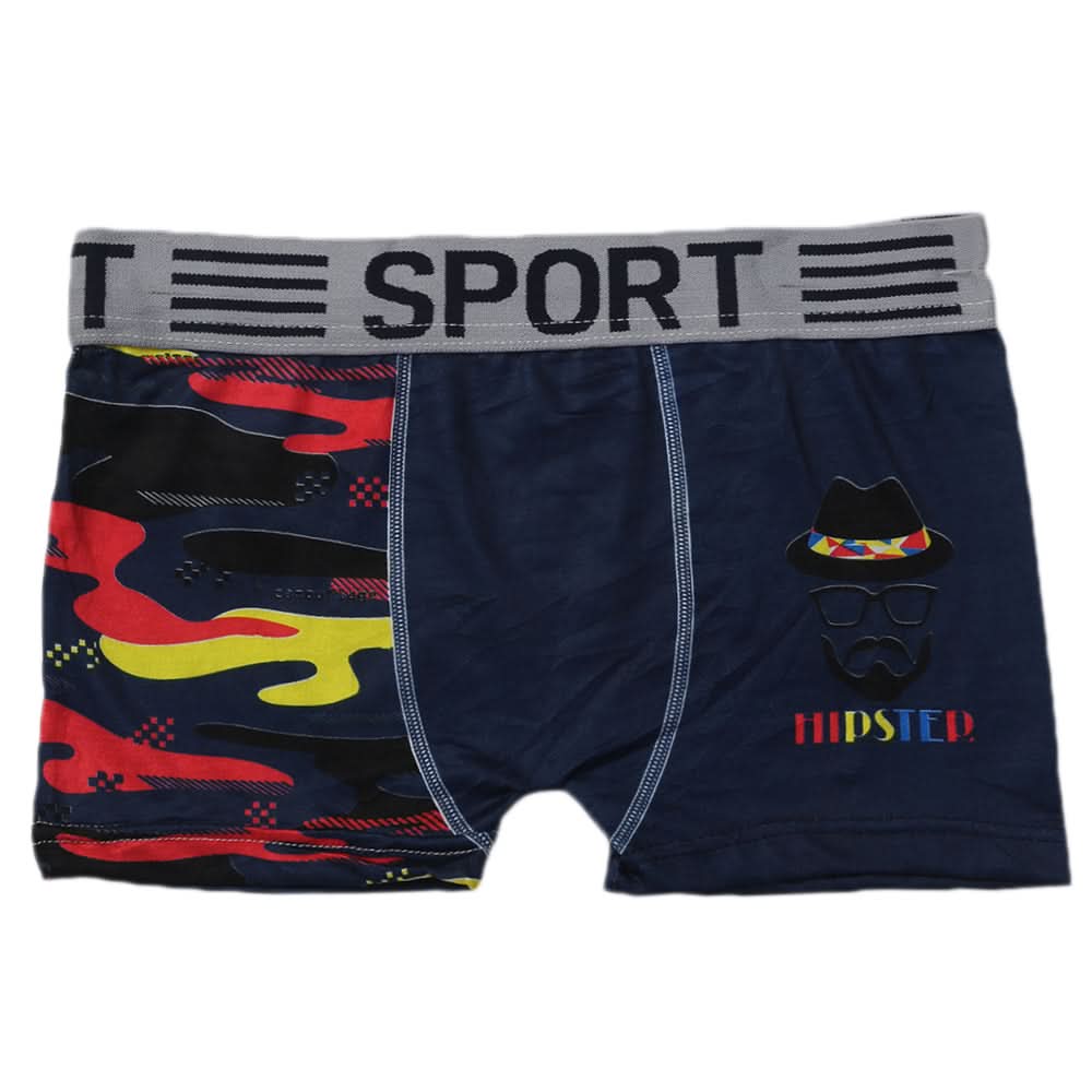 Boys Boxer Mix Print - Navy Blue, Kids, Boys Underwear, Chase Value, Chase Value