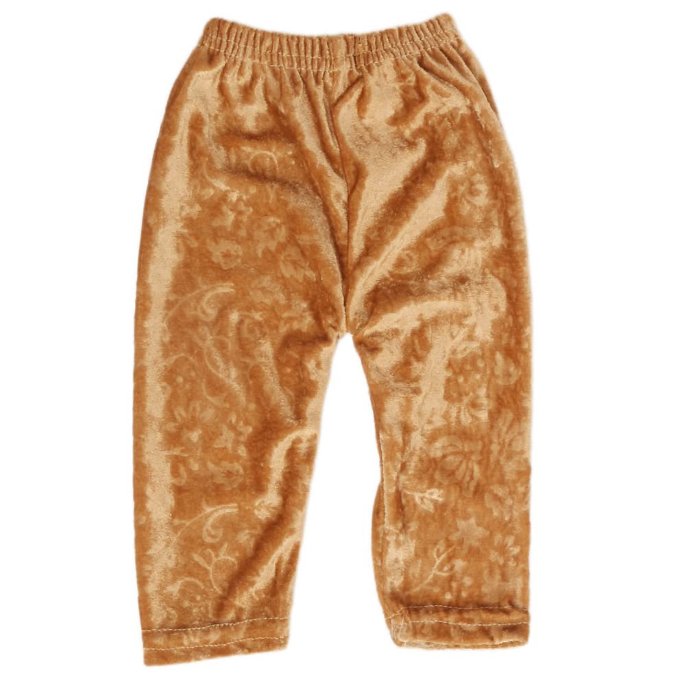 Newborn Girl Velvet Tights - Beige, Kids, NB Girls Shorts Skirts And Pants, Chase Value, Chase Value