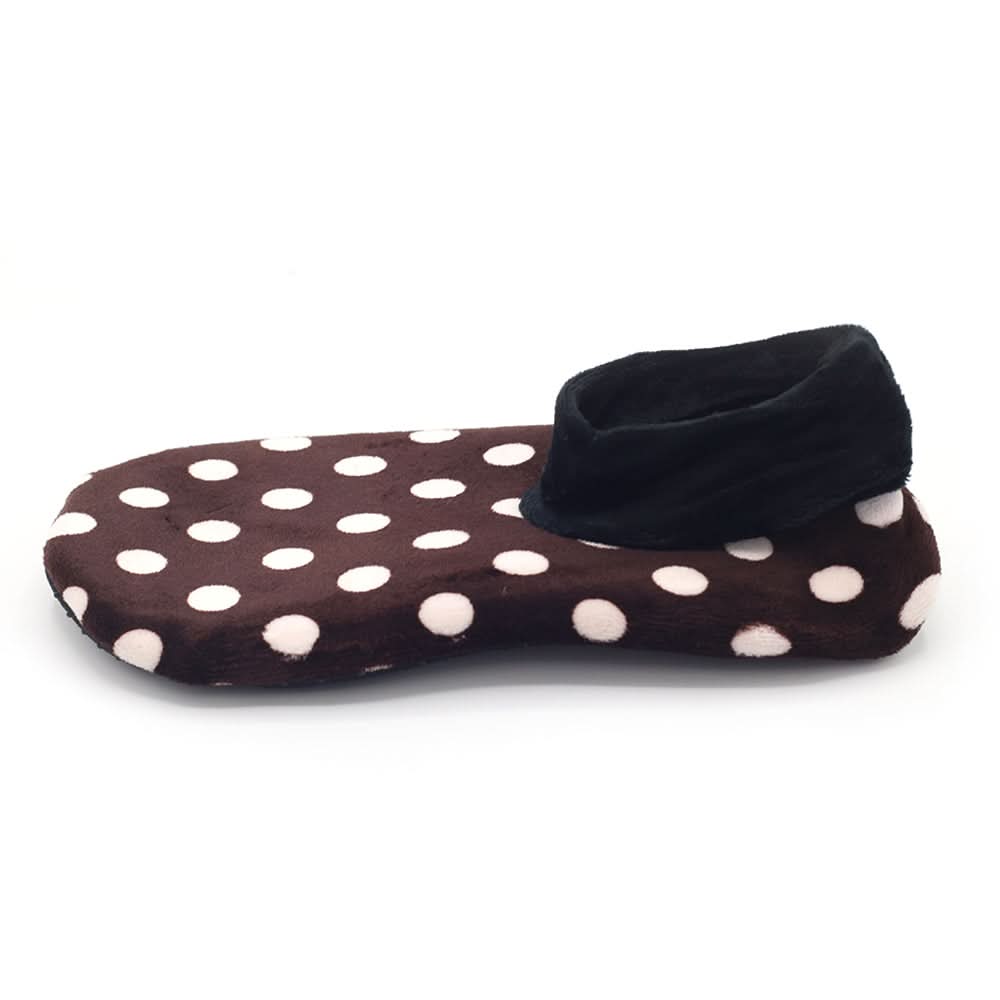 Women's Velvet Boot Socks - Dark Brown, Women Socks Stocking & Gloves, Chase Value, Chase Value