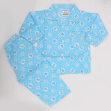 Boys Full Sleeves Night Suit - Blue, Kids, Boys Sets And Suits, Chase Value, Chase Value