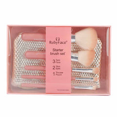 Ruby Face Starter Makeup Brush 5 Pcs Kit (SF05), Beauty & Personal Care, Brushes And Applicators, Chase Value, Chase Value