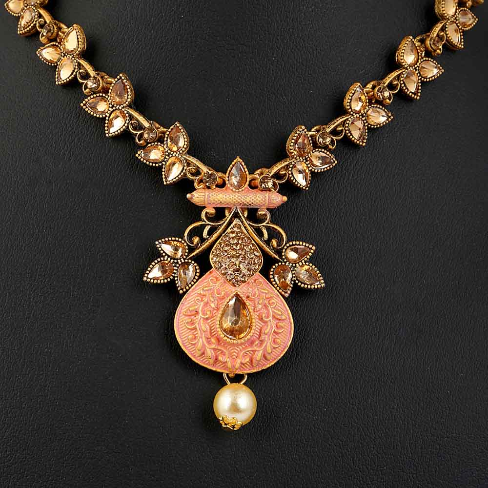 Women's Jewellery Set - Peach, Women, Jewellery Set, Chase Value, Chase Value