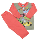 Boys Full Sleeves 2 Pcs Suit - Pink, Kids, Boys Sets And Suits, Chase Value, Chase Value