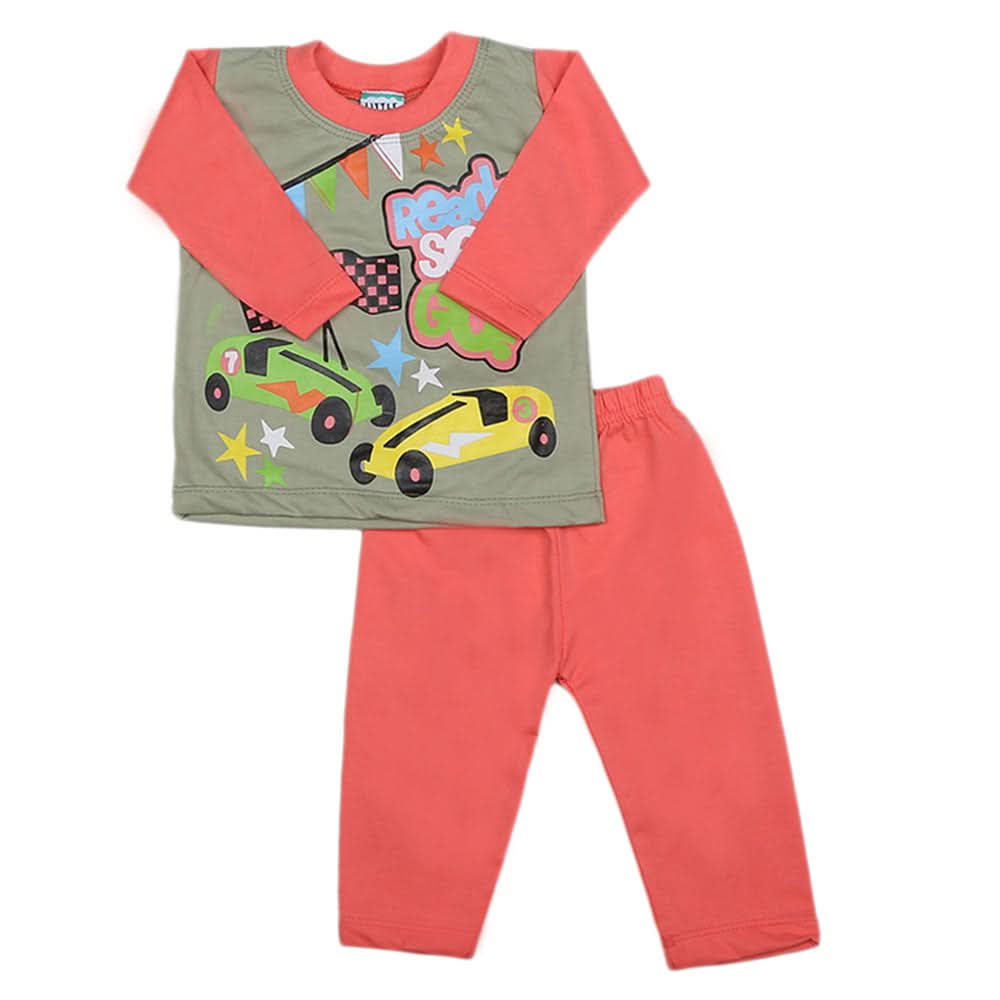 Boys Full Sleeves 2 Pcs Suit - Pink, Kids, Boys Sets And Suits, Chase Value, Chase Value