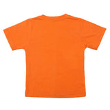 Boys Half Sleeves Logo T-Shirt - Orange, Kids, Boys T-Shirts, Chase Value, Chase Value