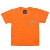Boys Half Sleeves Logo T-Shirt - Orange, Kids, Boys T-Shirts, Chase Value, Chase Value