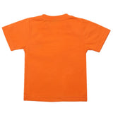 Boys Half Sleeves Logo T-Shirt - Orange, Kids, Boys T-Shirts, Chase Value, Chase Value