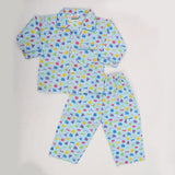 Boys Full Sleeves Night Suit - Blue, Kids, Boys Sets And Suits, Chase Value, Chase Value