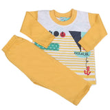 Boys Full Sleeves 2 Pcs Suit - Yellow, Kids, Boys Sets And Suits, Chase Value, Chase Value