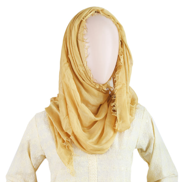 Women Lawn Scarf - T1 - Yellow, Women, Shawls And Scarves, Chase Value, Chase Value