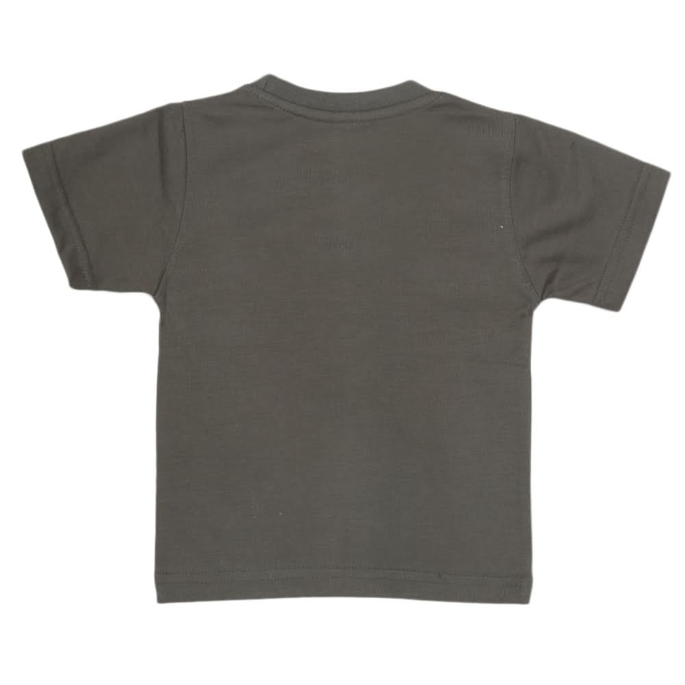 Boys Half Sleeves Logo T-Shirt - Green, Kids, Boys T-Shirts, Chase Value, Chase Value