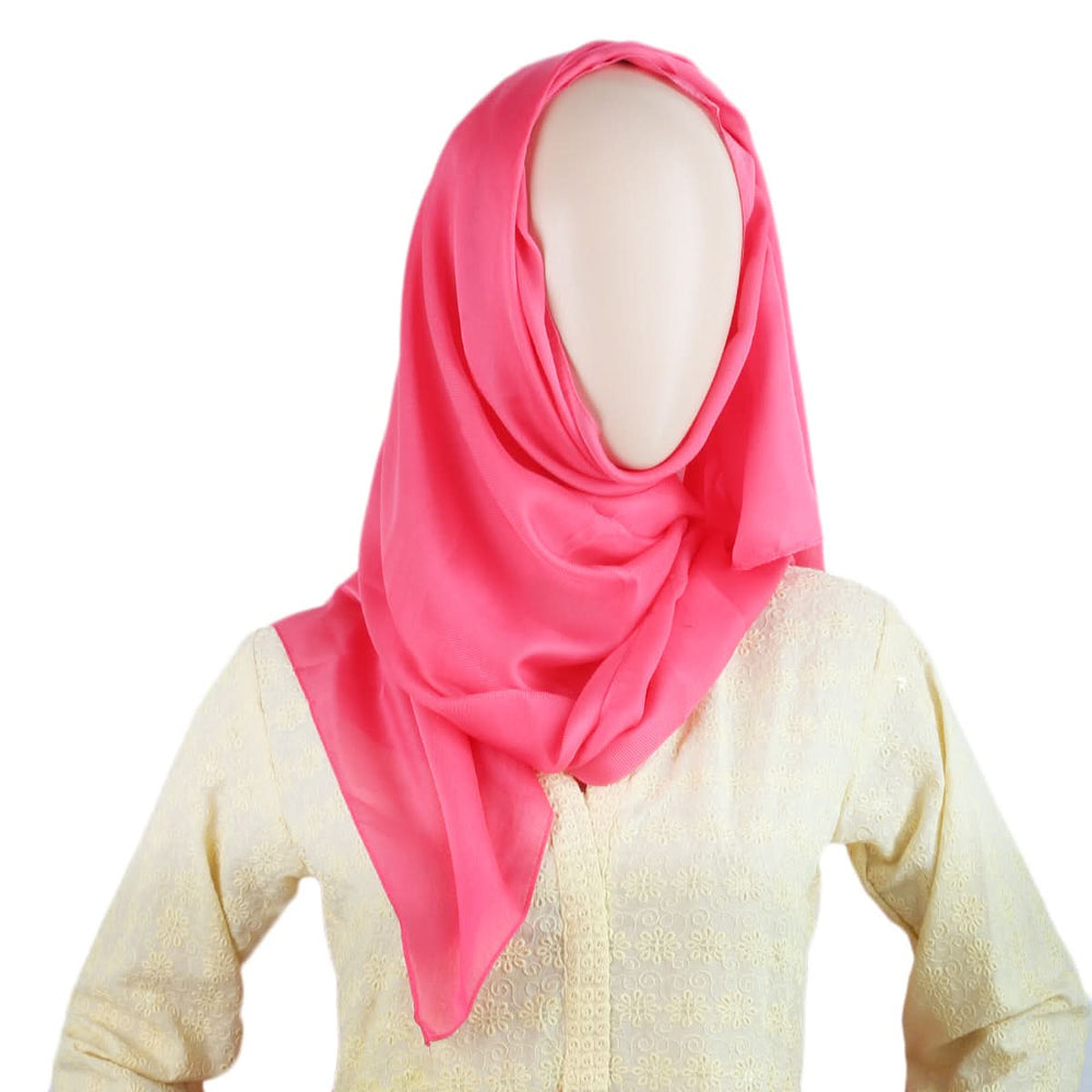 Women Plain Scarf - Pink, Women, Shawls And Scarves, Chase Value, Chase Value