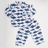 Boys Full Sleeves Night Suit - Navy Blue, Kids, Boys Sets And Suits, Chase Value, Chase Value