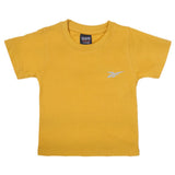 Boys Half Sleeves Logo T-Shirt - Mustard, Kids, Boys T-Shirts, Chase Value, Chase Value