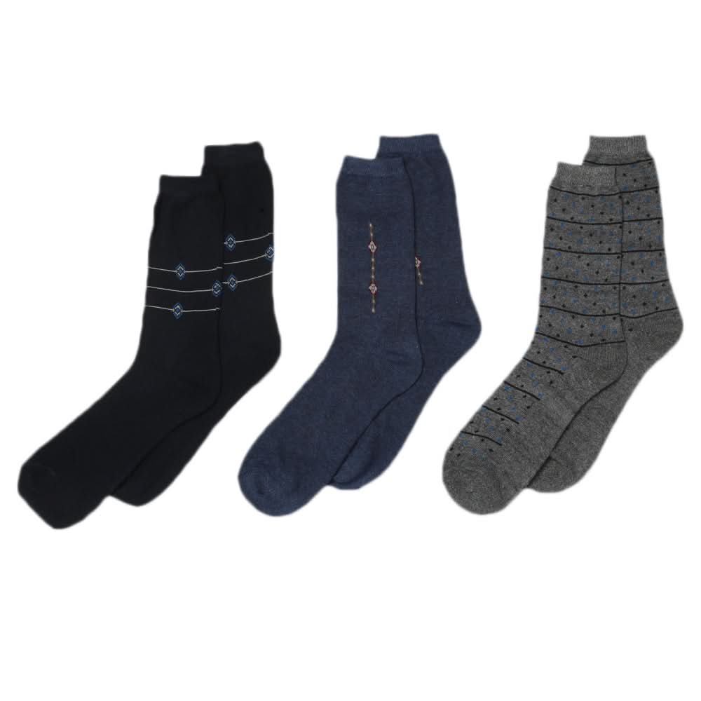 Men's Socks 3Pcs - B, Men, Mens Socks, Chase Value, Chase Value
