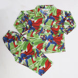 Boys Full Sleeves Night Suit - Green, Kids, Boys Sets And Suits, Chase Value, Chase Value