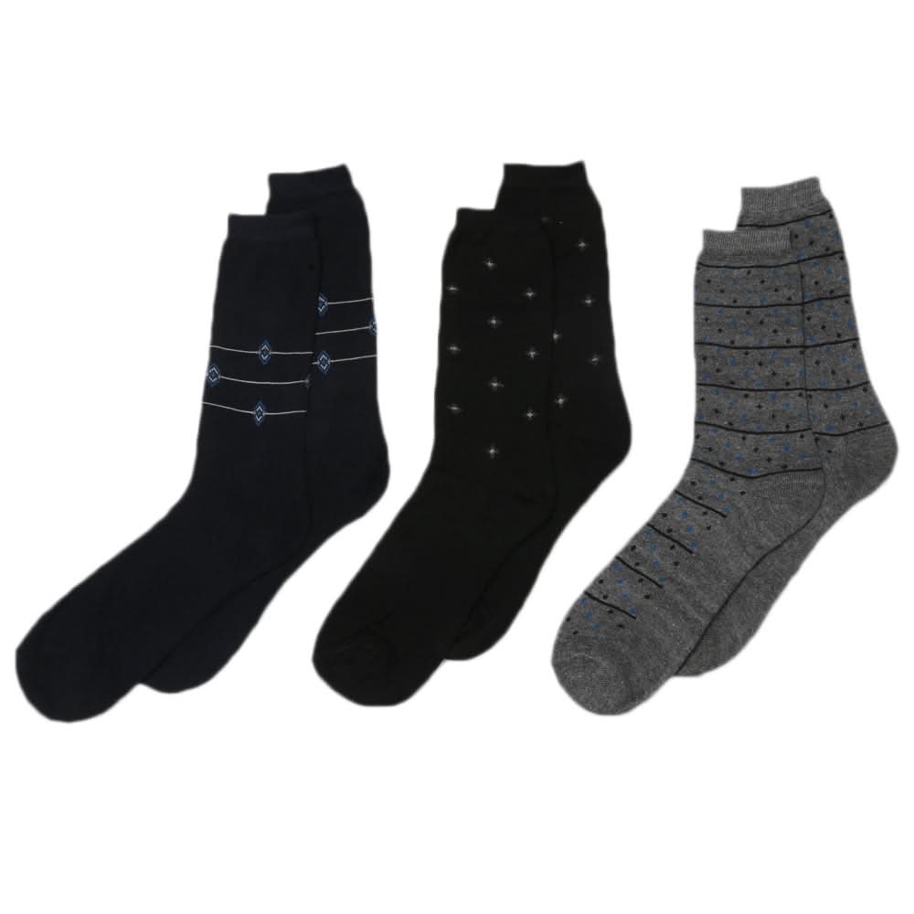 Men's Socks 3Pcs - C, Men, Mens Socks, Chase Value, Chase Value