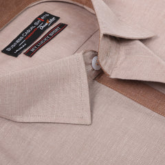 Men's Business Casual Shirt Chambray - Light Brown, Men, Shirts, Chase Value, Chase Value