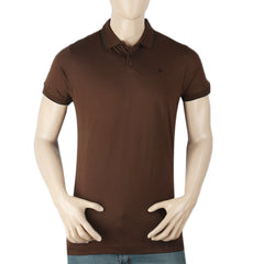 Eminent Half Sleeves Polo T-Shirt - Dark Brown, Men, T-Shirts And Polos, Eminent, Chase Value