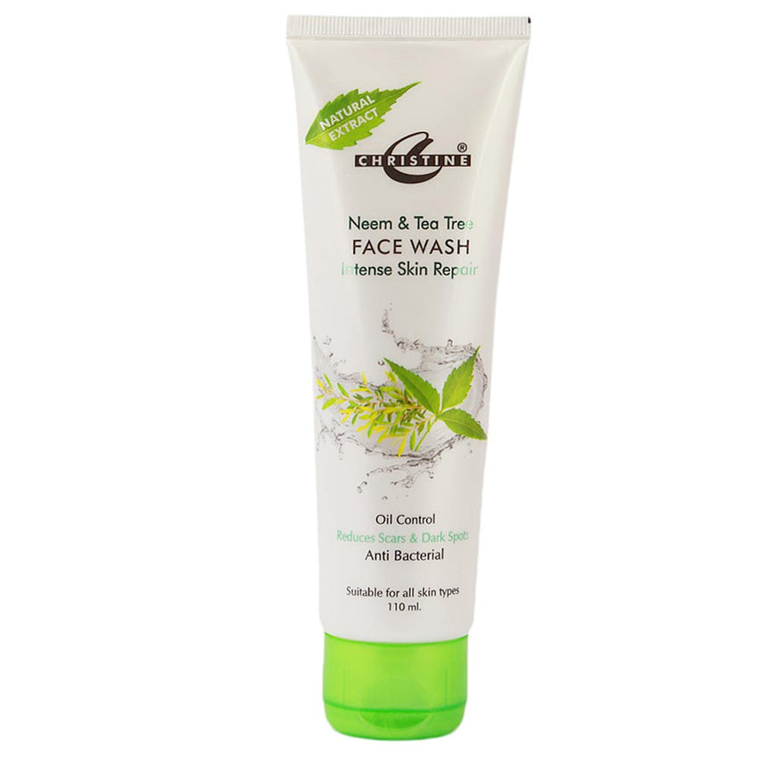 Christine Whitening Facewash (Neem & Tea Tree) 110ml, , Chase Value, Chase Value