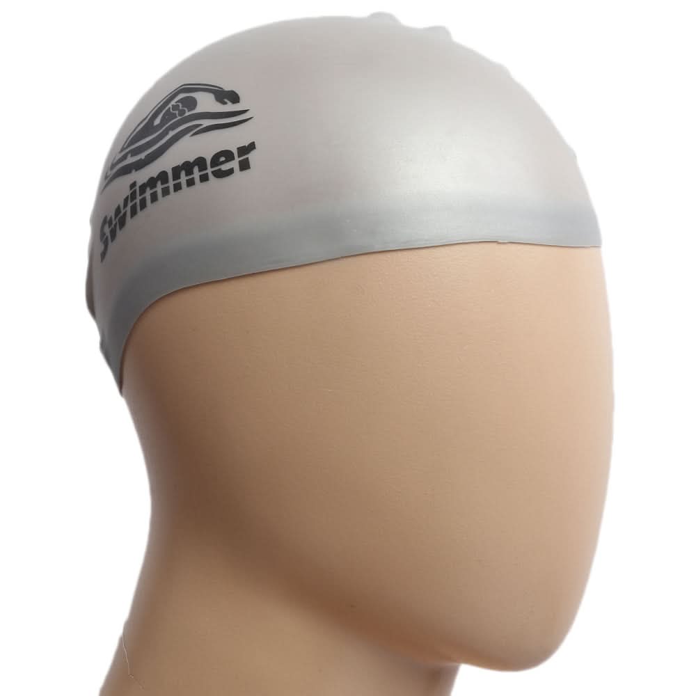 Yongbo Swiming Cap - Grey, Kids, Swimming, Chase Value, Chase Value