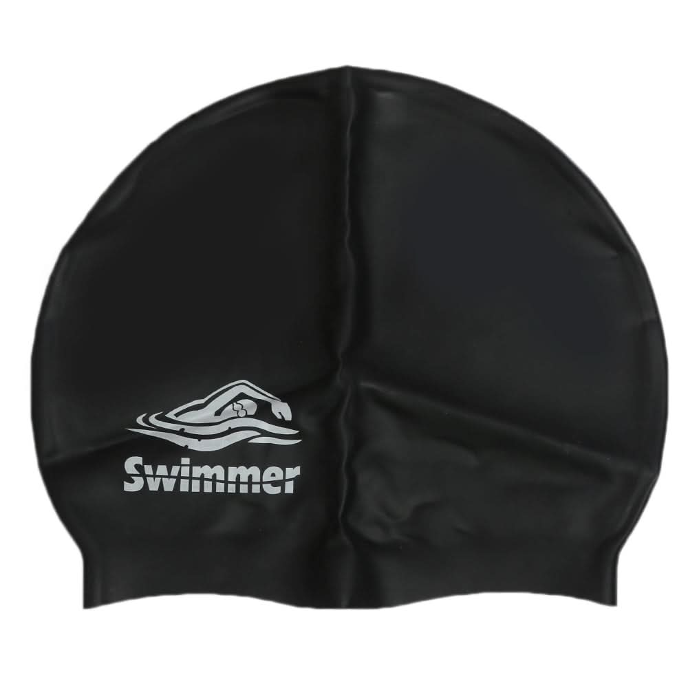 Yongbo Swiming Cap - Black, Kids, Swimming, Chase Value, Chase Value
