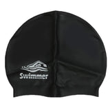 Yongbo Swiming Cap - Black, Kids, Swimming, Chase Value, Chase Value