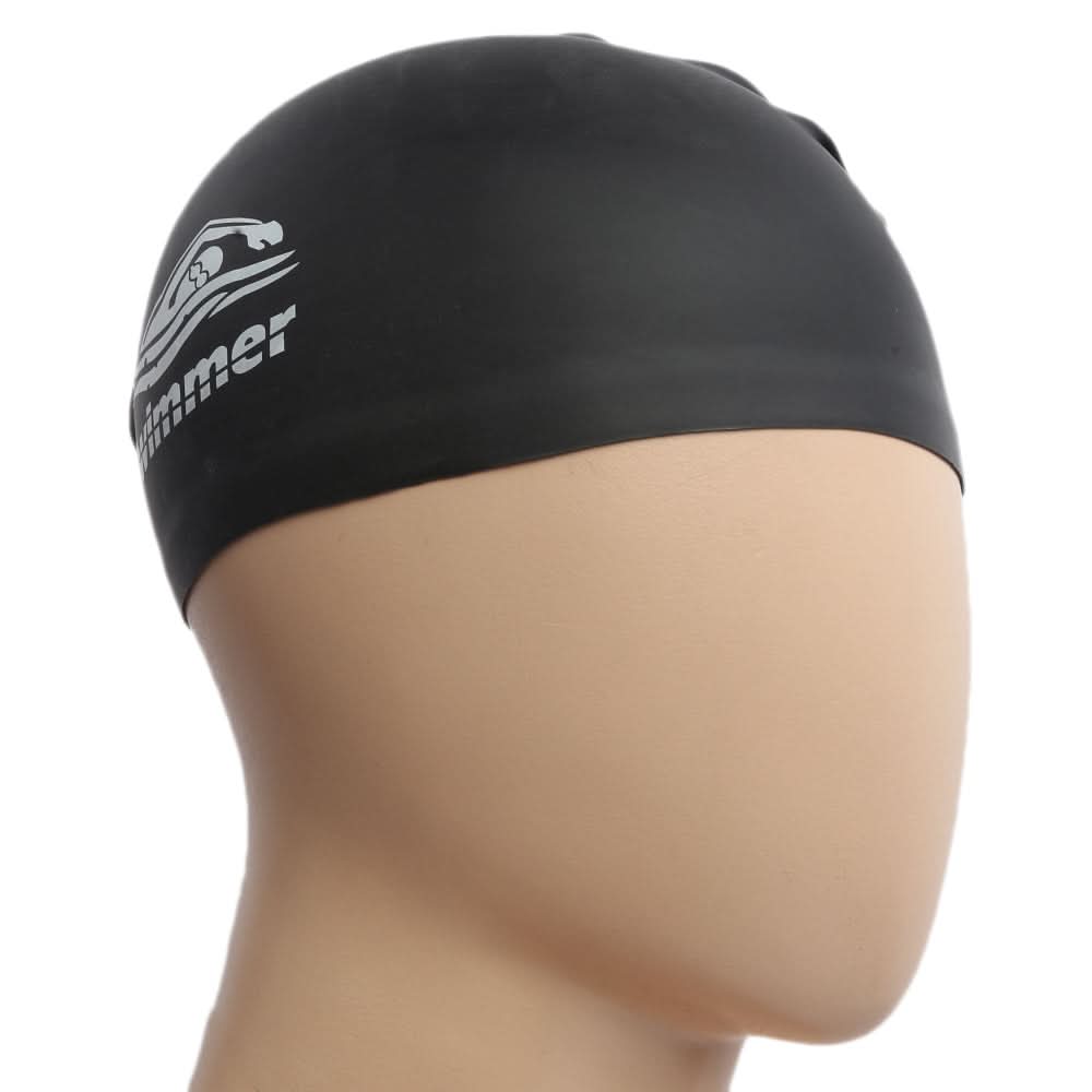 Yongbo Swiming Cap - Black, Kids, Swimming, Chase Value, Chase Value