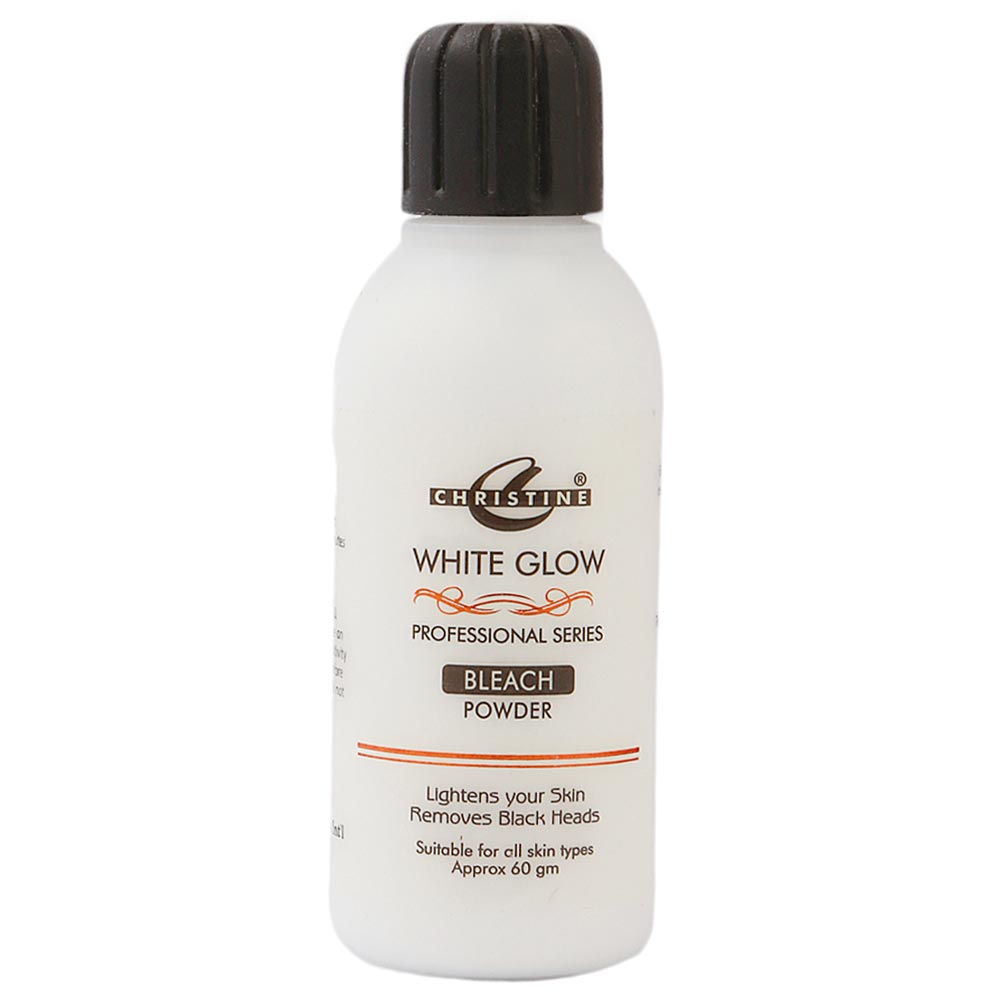 Christine White Glow Bleach Powder 60gm, Beauty & Personal Care, Skin Treatments, Chase Value, Chase Value