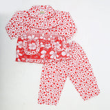Girls Night Suit - Red, Kids, Girls Sets And Suits, Chase Value, Chase Value