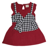 Newborn Girls Frock - Maroon, Kids, NB Girls Frocks, Chase Value, Chase Value