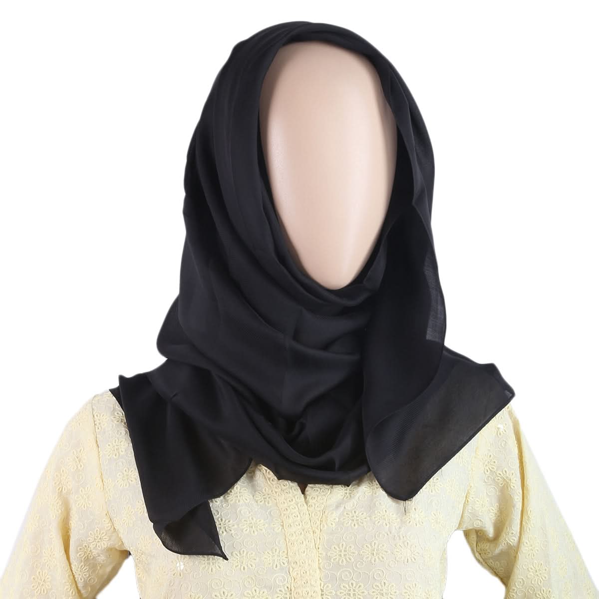 Women Plain Scarf - Black, Women, Shawls And Scarves, Chase Value, Chase Value