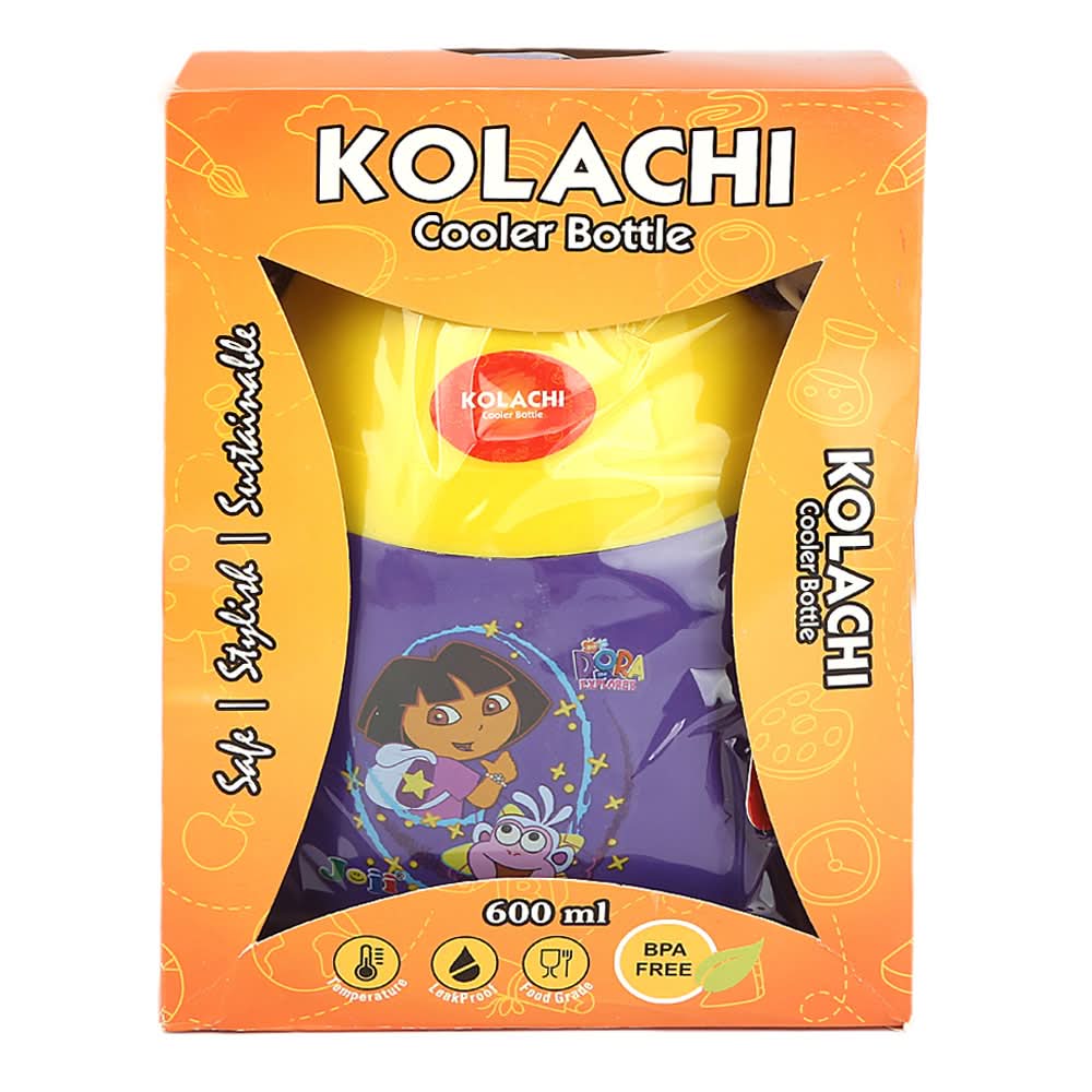 School Water Bottle 600ml - Purple, Kids, Tiffin Boxes And Bottles, Chase Value, Chase Value