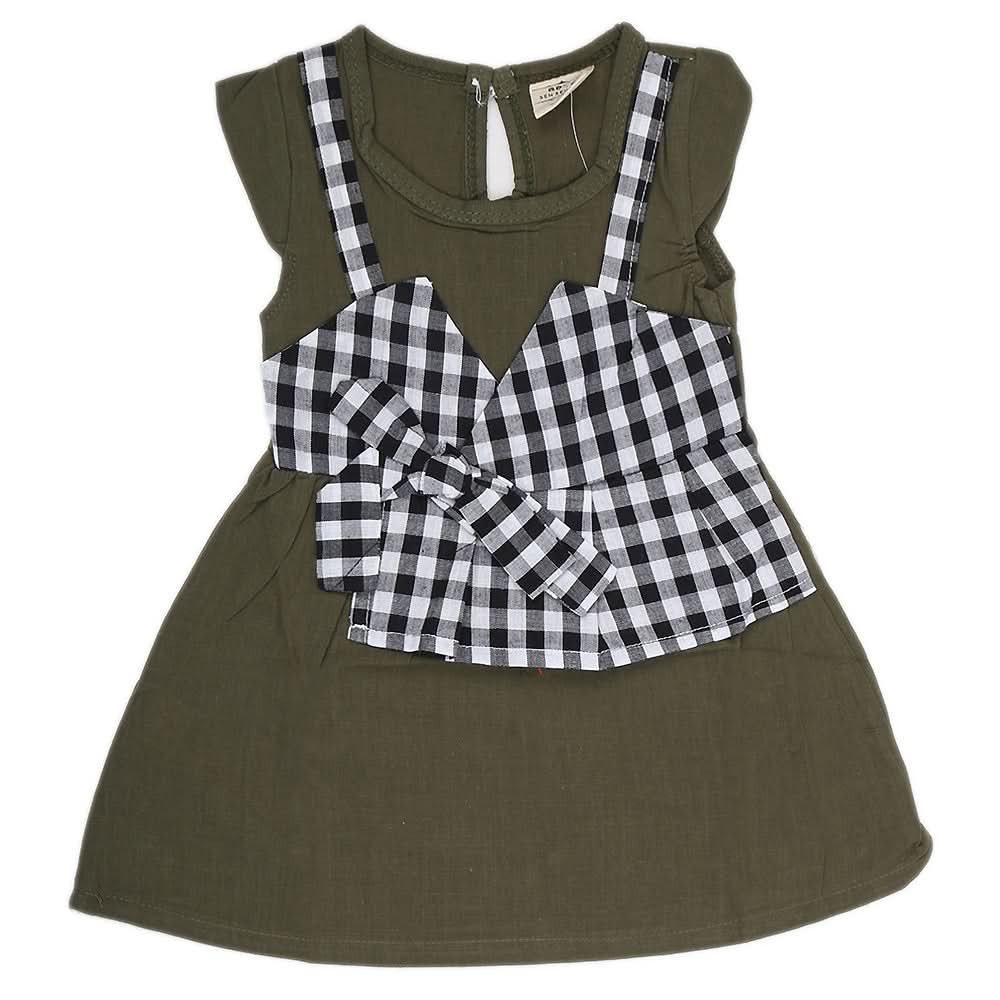 Newborn Girls Frock - Green, Kids, Newborn Girls Frocks, Chase Value, Chase Value