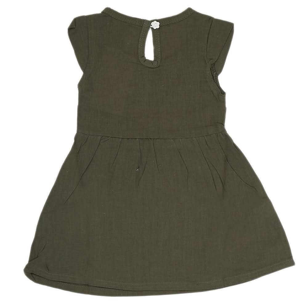 Newborn Girls Frock - Green, Kids, Newborn Girls Frocks, Chase Value, Chase Value