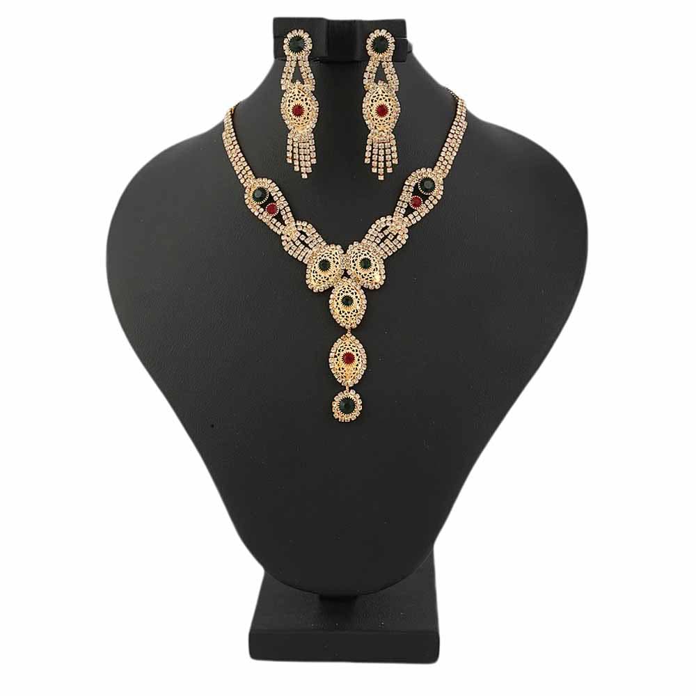 Women's Jewellery Set  - Golden & Green, Women, Jewellery Set, Chase Value, Chase Value