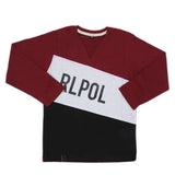 Boys Full Sleeves T-Shirt - Maroon, Kids, Boys T-Shirts, Chase Value, Chase Value