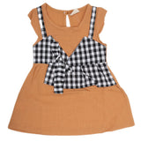 Newborn Girls Frock - Light Brown, Kids, Newborn Girls Frocks, Chase Value, Chase Value