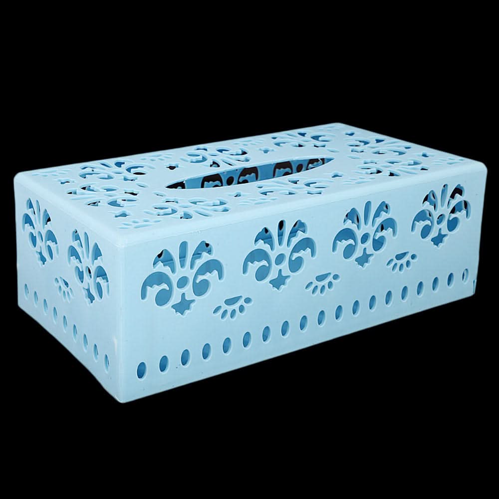 Tissue Box (8866) - Blue, Home & Lifestyle, Storage Boxes, Chase Value, Chase Value