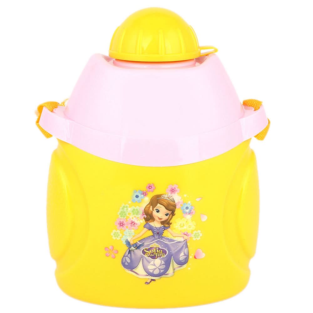 School Water Bottle 600ml - Yellow, Kids, Tiffin Boxes And Bottles, Chase Value, Chase Value