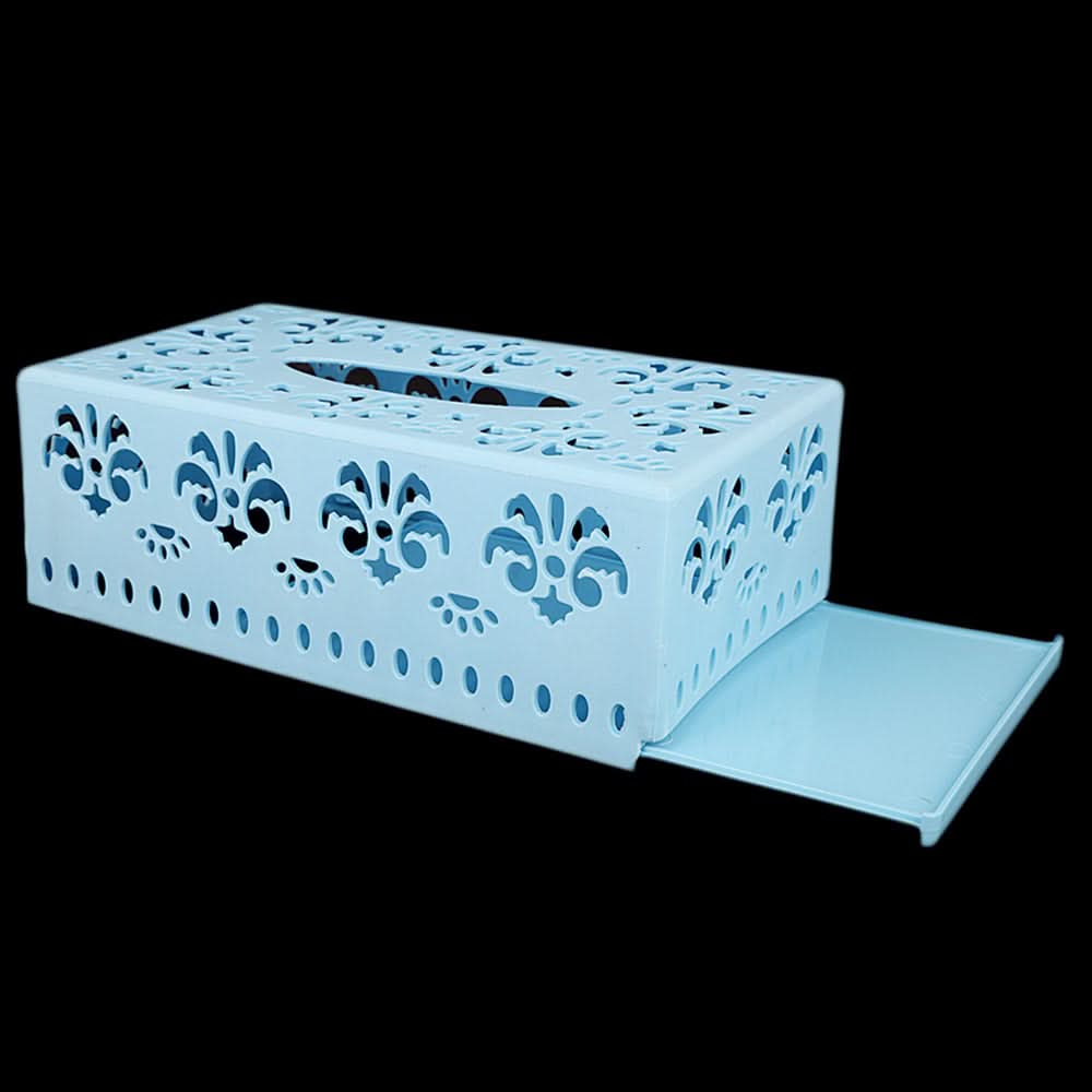 Tissue Box (8866) - Blue, Home & Lifestyle, Storage Boxes, Chase Value, Chase Value