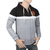 Men's Full Sleeves Hooded Jacket - Grey, , Chase Value, Chase Value
