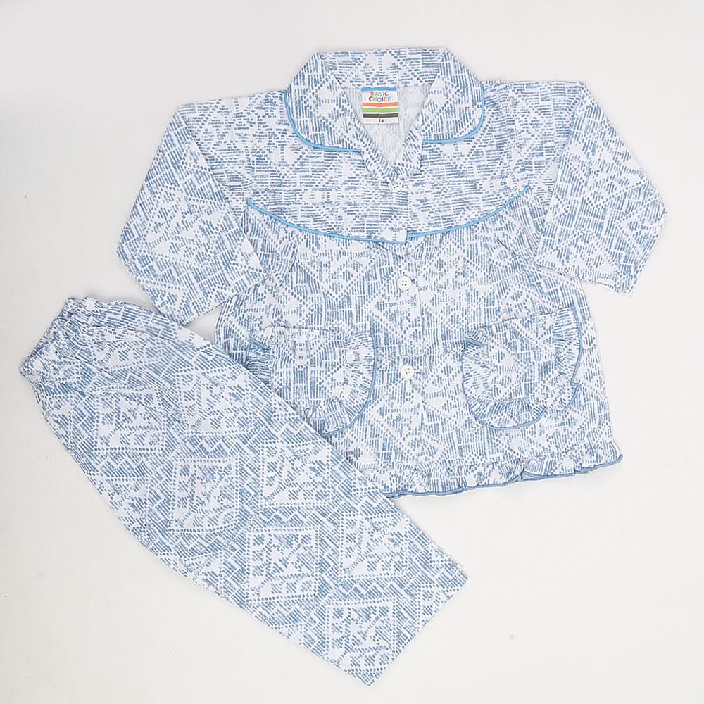Girls Night Suit - Blue, Kids, Girls Sets And Suits, Chase Value, Chase Value