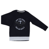 Boys Full Sleeves T-Shirt - Navy Blue, Kids, Boys T-Shirts, Chase Value, Chase Value