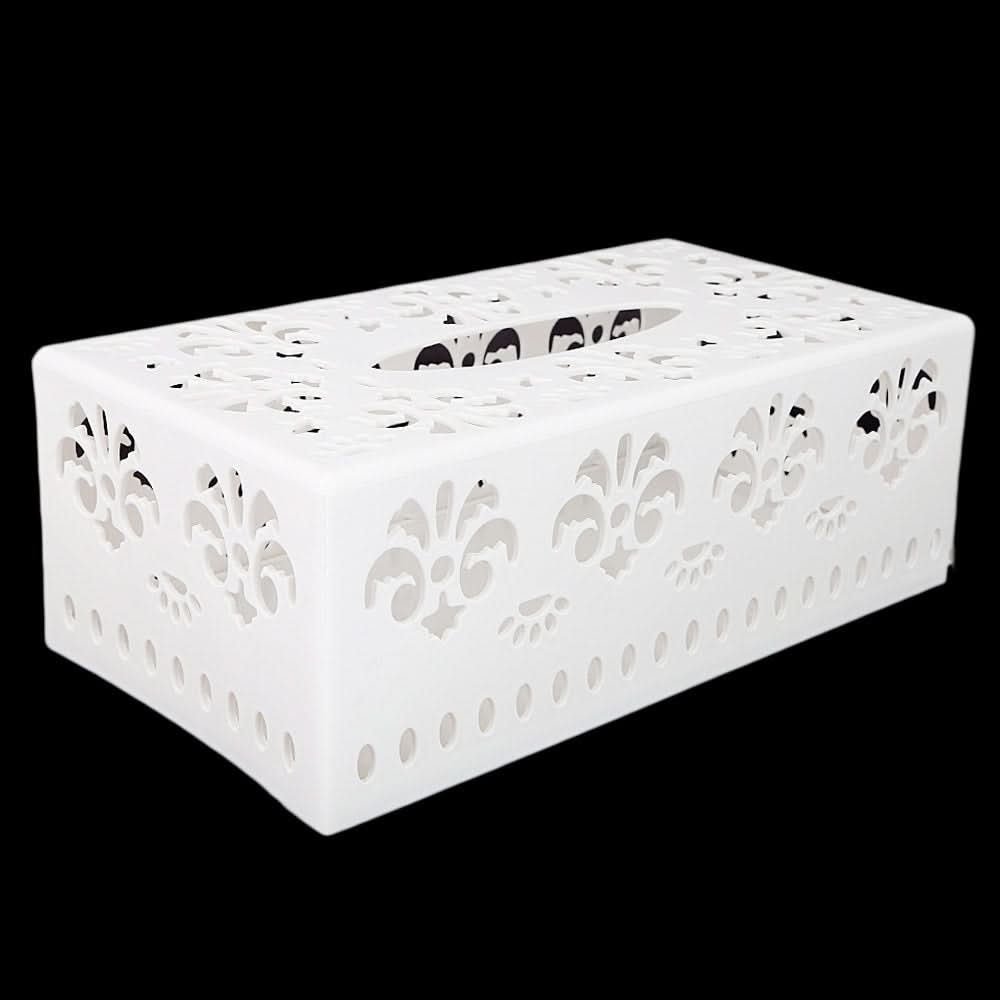 Tissue Box (8866) - White, Home & Lifestyle, Storage Boxes, Chase Value, Chase Value