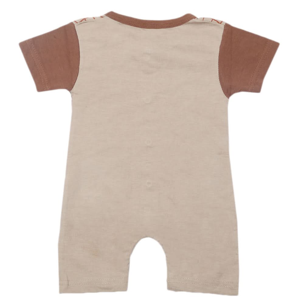 Newborn Boys Romper - Beige, Kids, Newborn Boys Rompers, Chase Value, Chase Value