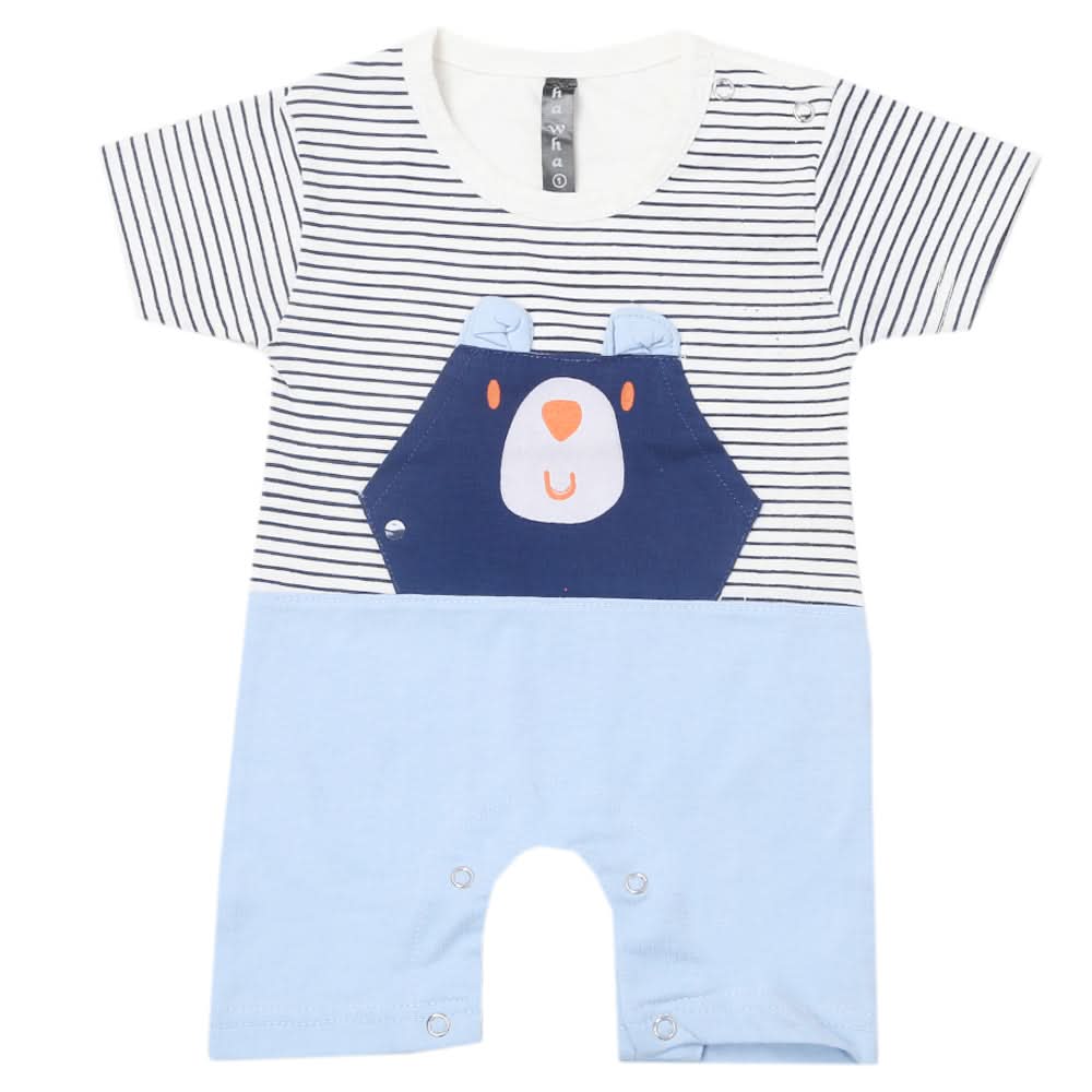 Newborn Boys Romper - Blue - B, Kids, Newborn Boys Rompers, Chase Value, Chase Value
