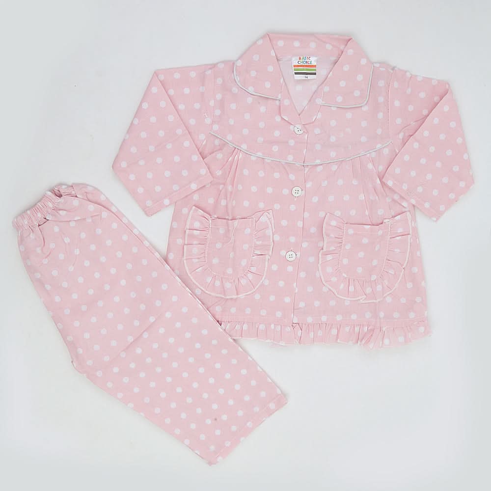 Girls Night Suit - Light Pink, Kids, Girls Sets And Suits, Chase Value, Chase Value