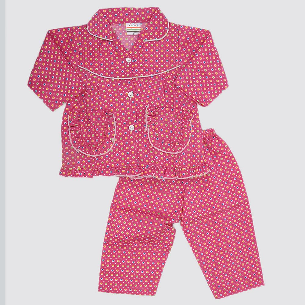 Girls Night Suit - Pink, Kids, Girls Sets And Suits, Chase Value, Chase Value