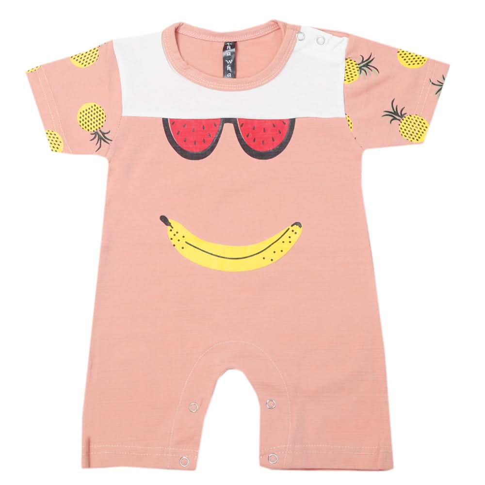 Newborn Boys Romper - Peach, Kids, Newborn Boys Rompers, Chase Value, Chase Value